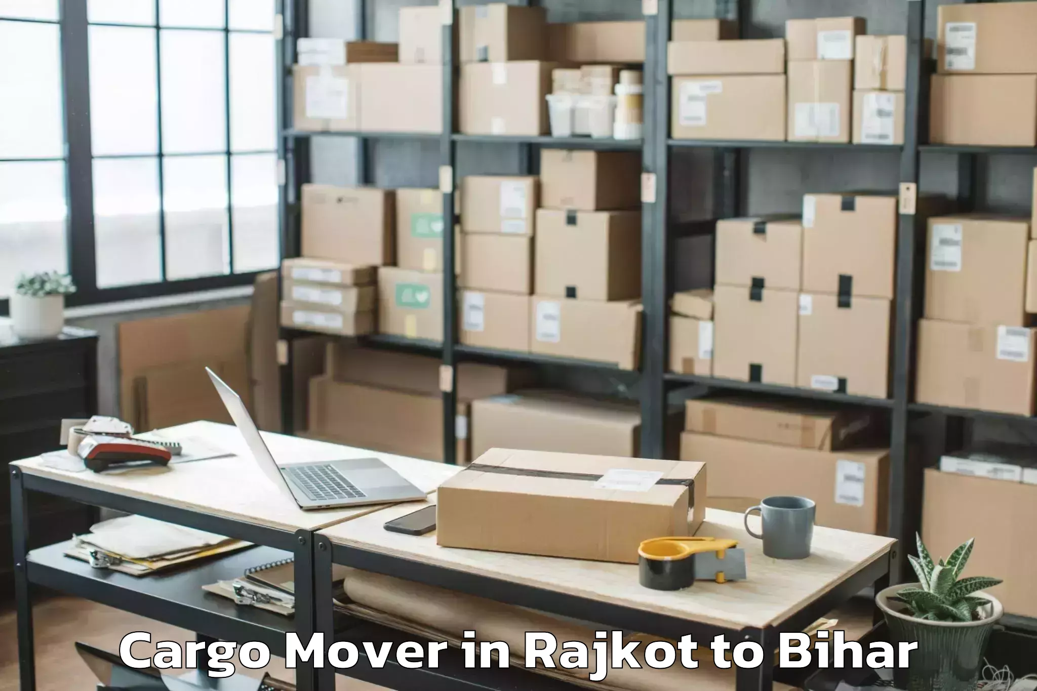 Professional Rajkot to Abhilashi University Patna Cargo Mover